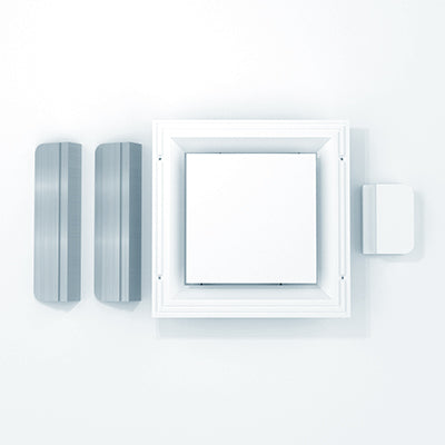 Square Frameless Retrofit for 10" x 10" Frameless Mud-in Air Conditioning Vent Cover Diffuser Register for Drywall