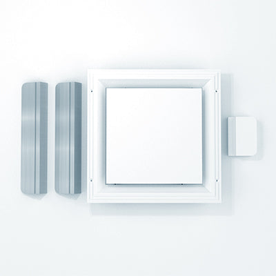Square Frameless Retrofit for 12" x 12" Frameless Mud-in Air Conditioning Vent Cover Diffuser Register for Drywall