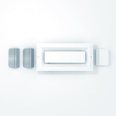 Rectangle Frameless Retrofit for 12" x 6" Frameless Mud-in Air Conditioning Vent Cover Diffuser Register for Drywall