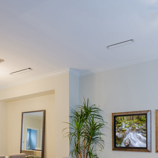 Rectangle Frameless Retrofit for 12" x 6" Frameless Mud-in Air Conditioning Vent Cover Diffuser Register for Drywall