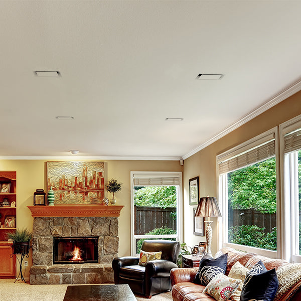 Square Frameless Retrofit for 8" x 8" Frameless Mud-in Air Conditioning Vent Cover Diffuser Register for Drywall