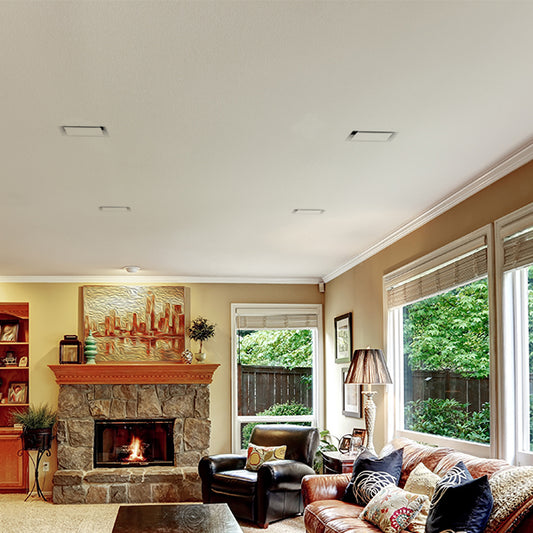Square Frameless Retrofit for 8" x 8" Frameless Mud-in Air Conditioning Vent Cover Diffuser Register for Drywall